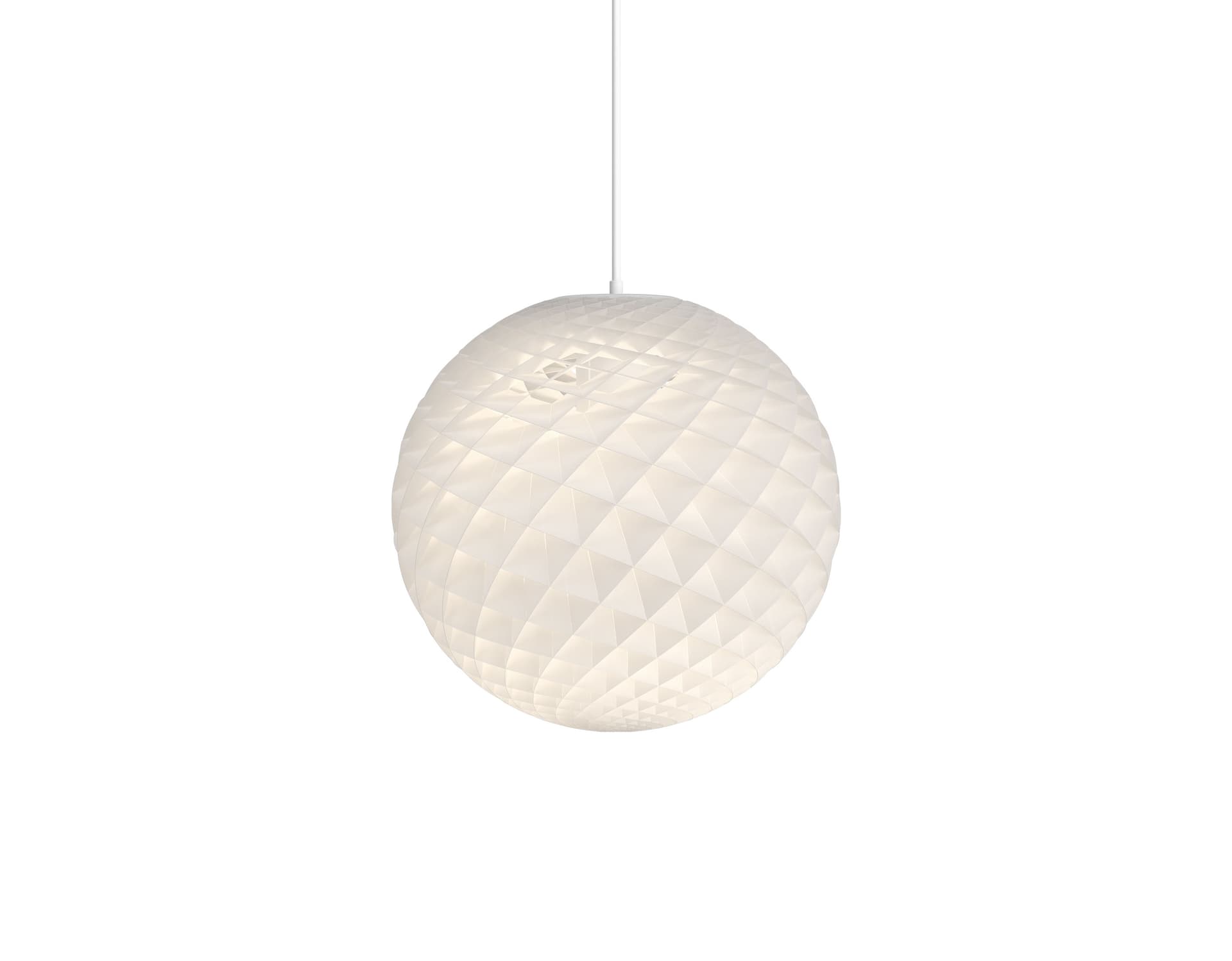 patera pendant lamp / 450 / 17.7" dia. / white / 2700K LED