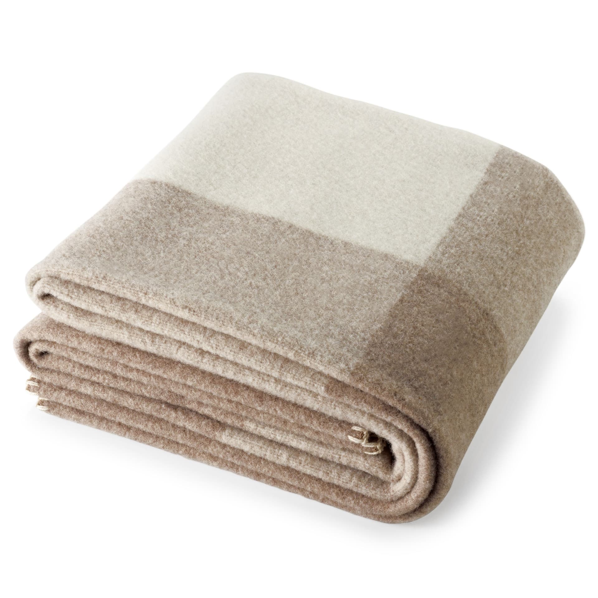 alexander girard throw blanket / natural/white