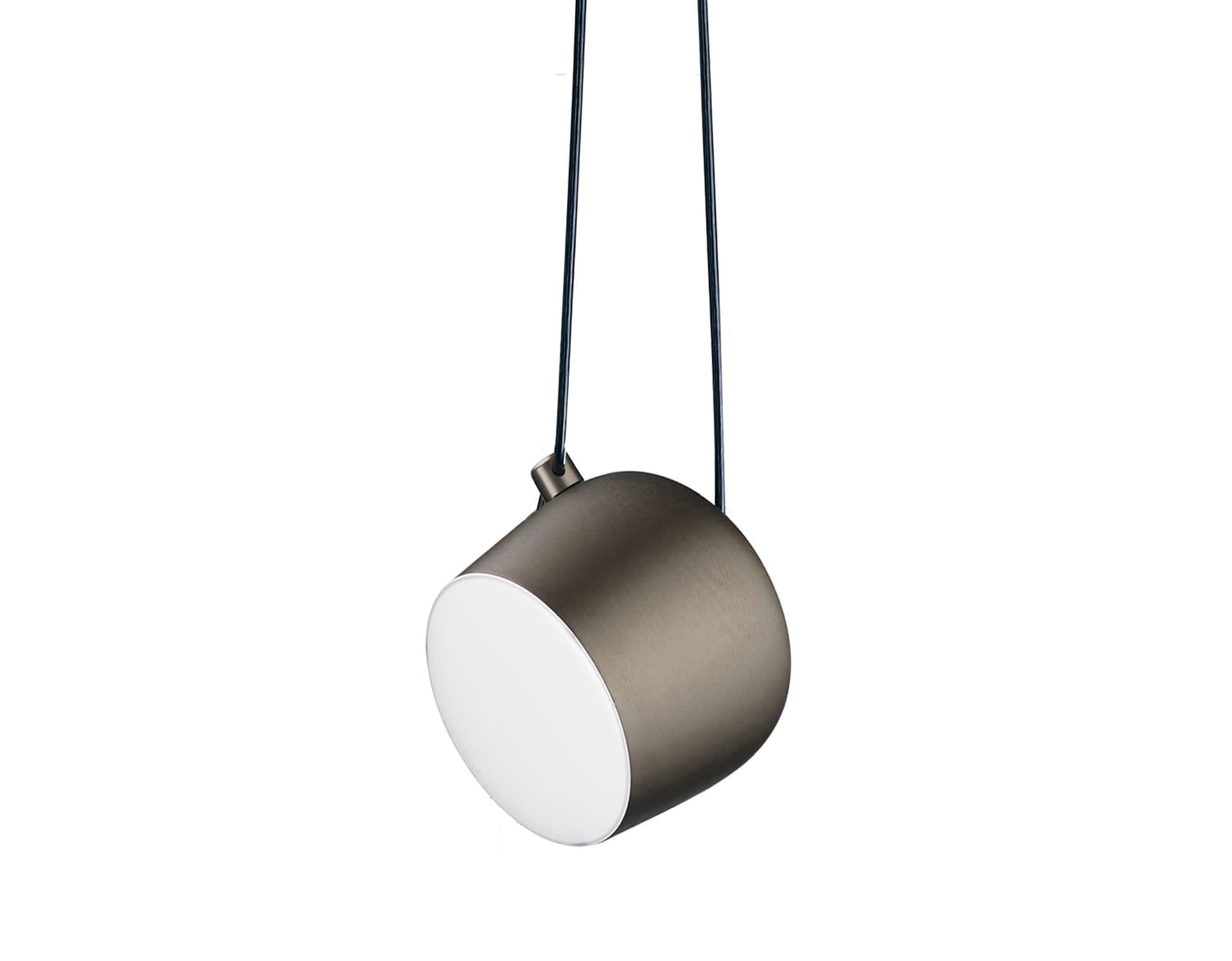 aim pendant lamp / large / bronze / add multi-pendant black canopy