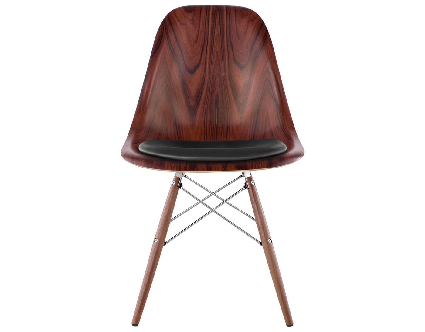 standard glides (E8) / santos palisander (9N) / leather - black 2109 / trivalent chrome (47) / walnut with black glides (OU)