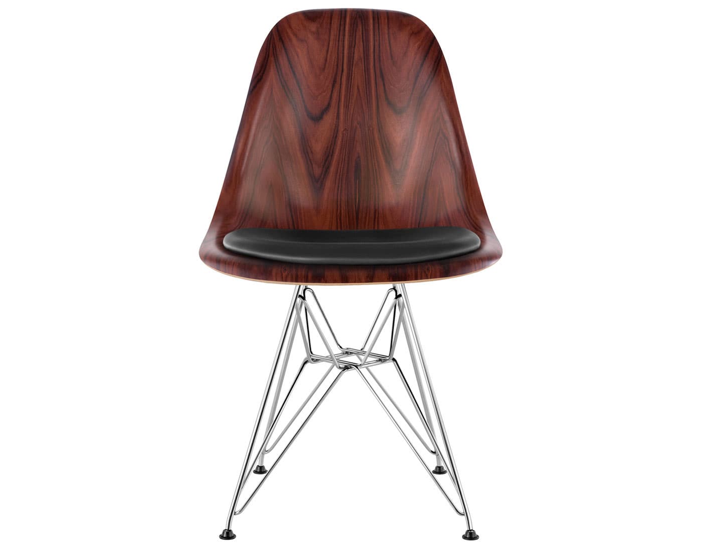 standard glides (E8) / santos palisander (9N) / leather - black 2109 / trivalent chrome (47)