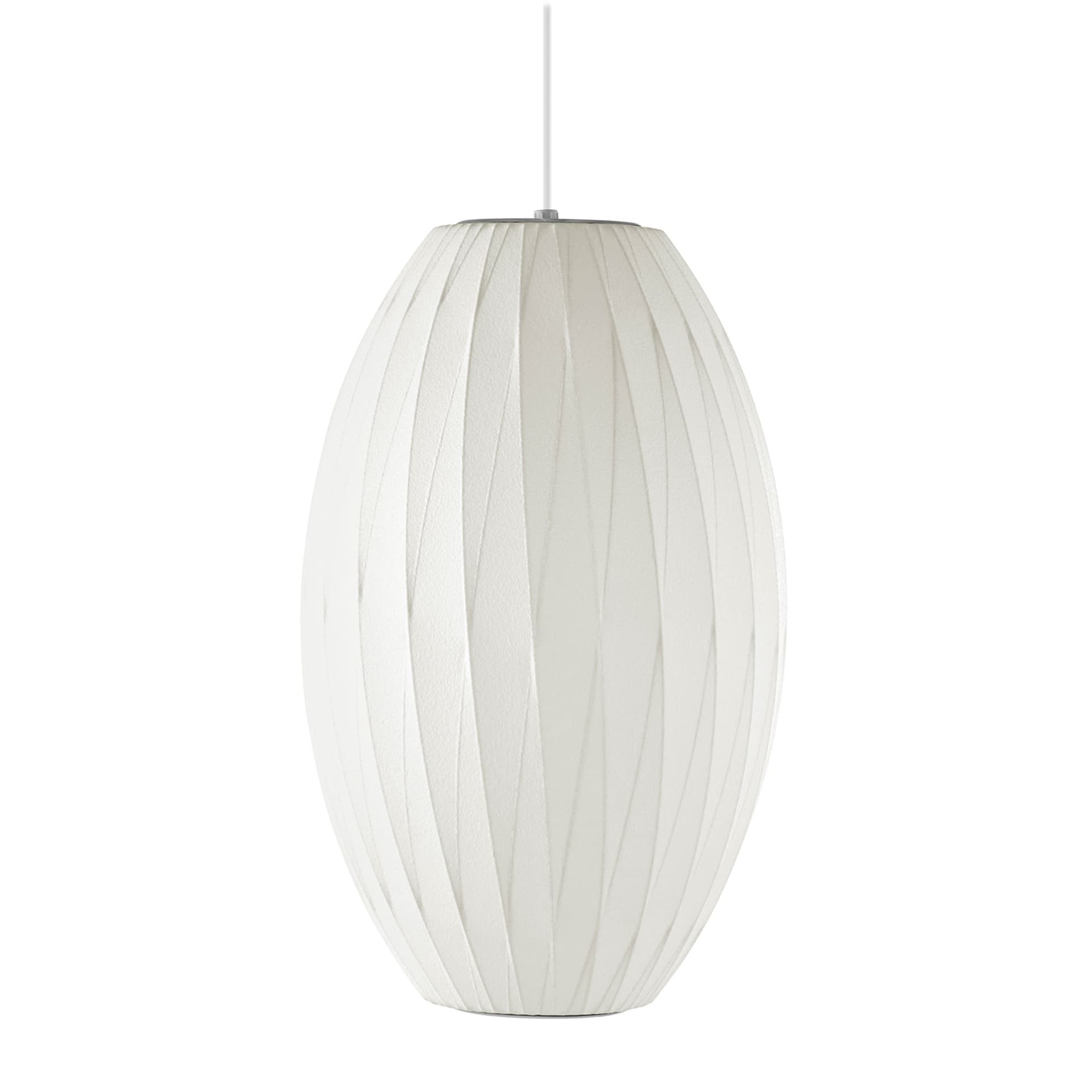 nelson bubble lamp crisscross cigar / medium crisscross cigar  / 10 foot cord