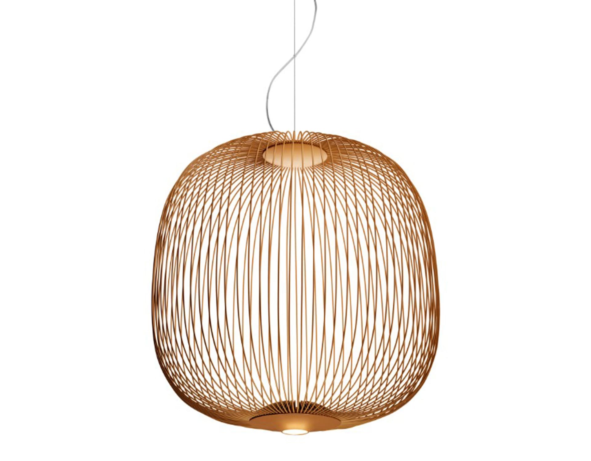 spokes led suspension lamp / spokes 2 / copper
