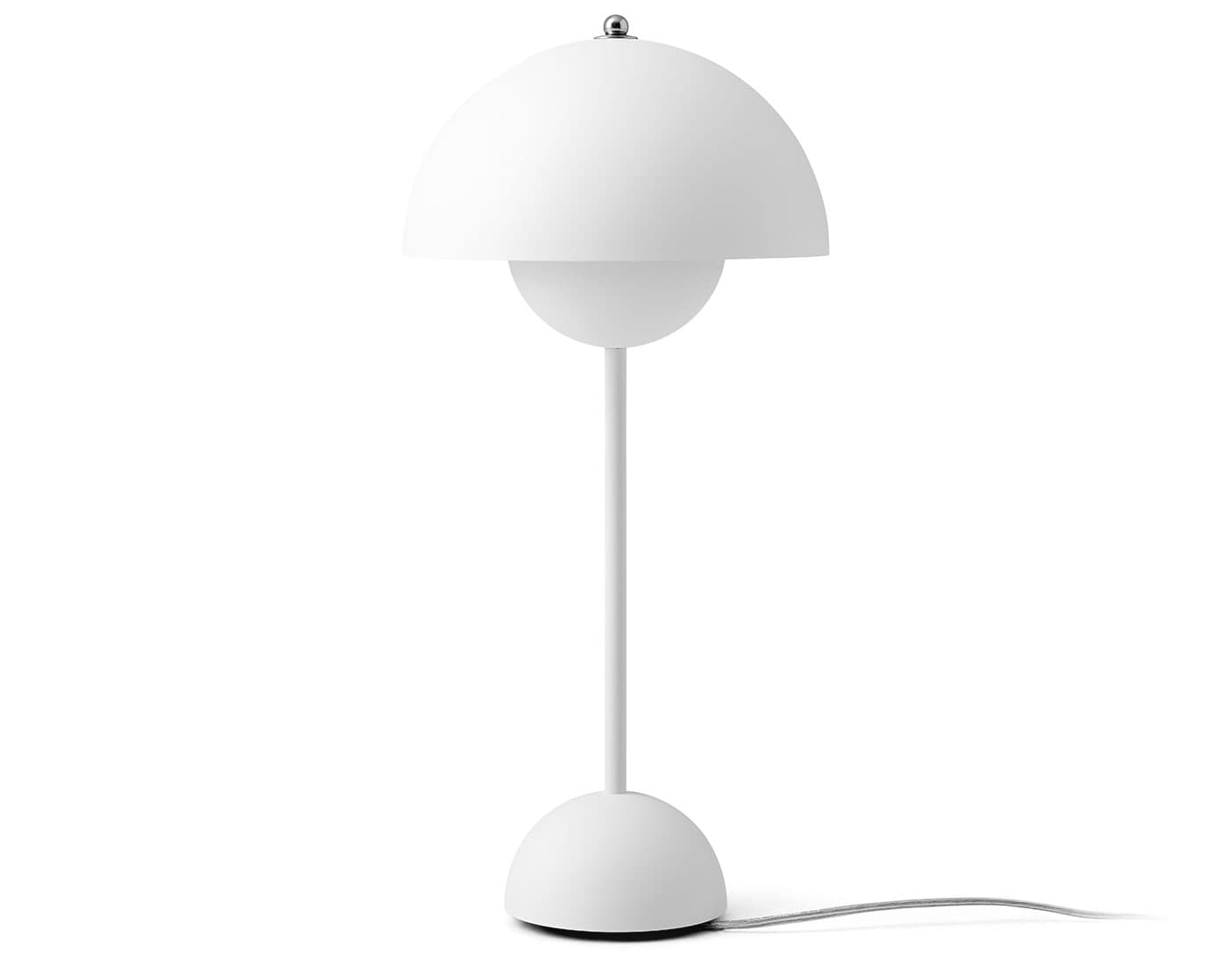 Flowerpot VP3 Table Lamp / matte white / RAL9003 -