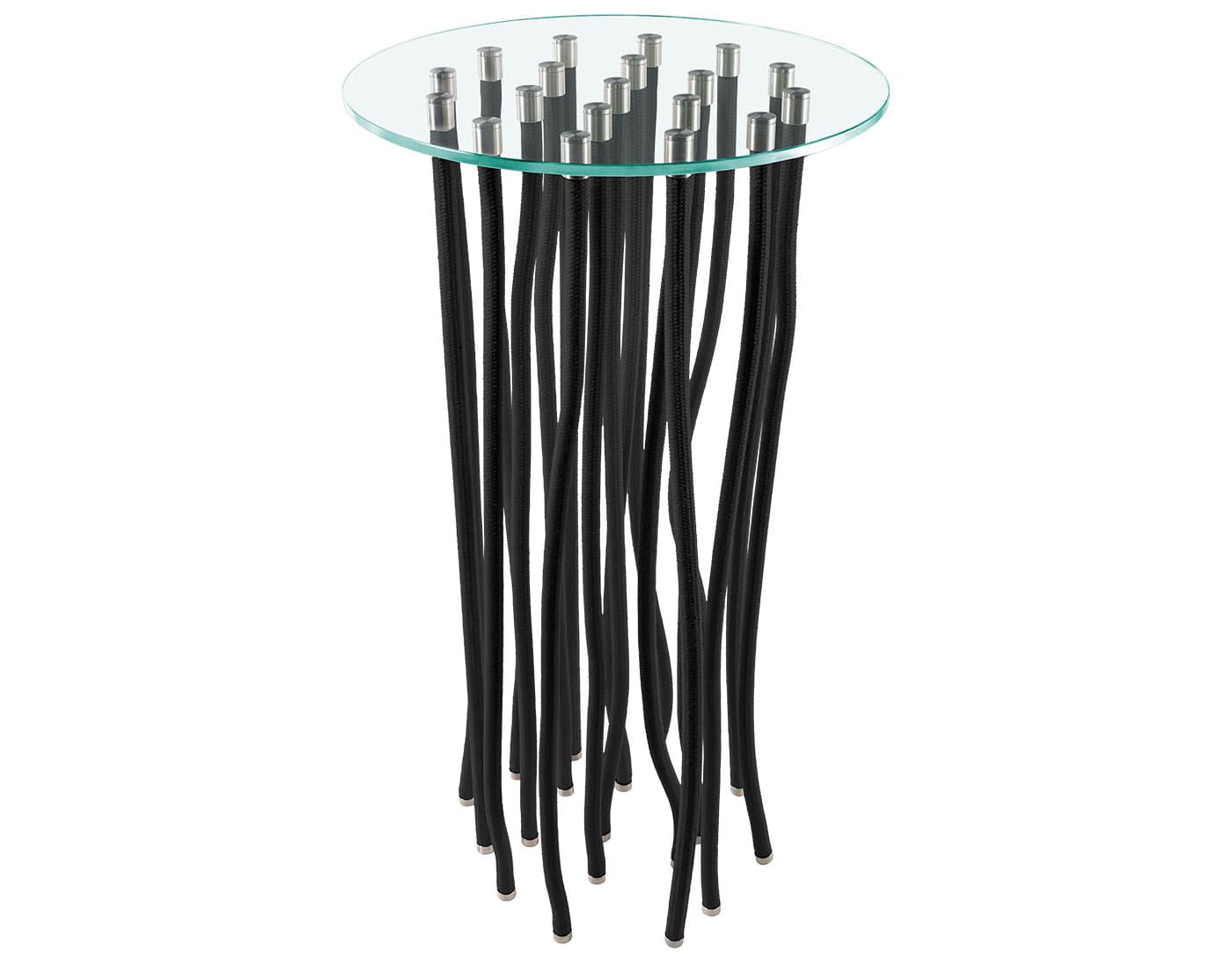 Org Table / console table height - 43.25" h  / black rope