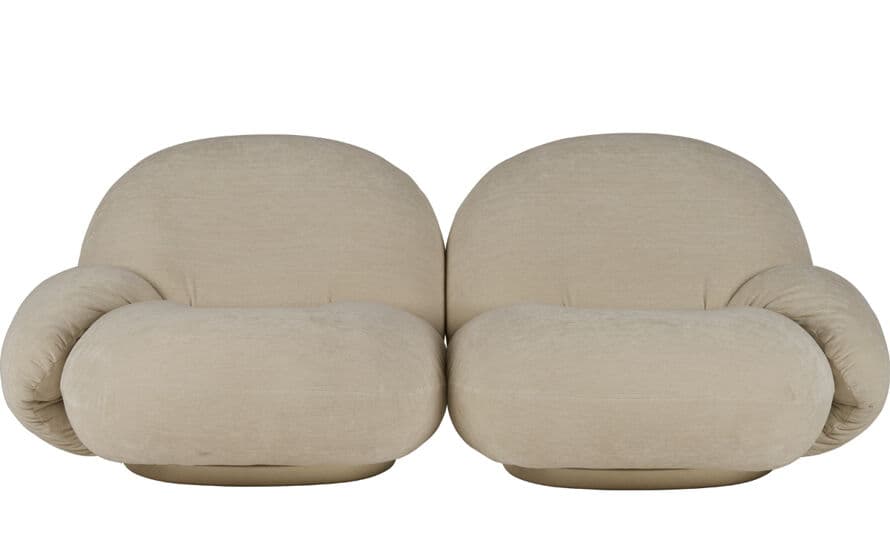 pacha 2 seat sofa with armrests