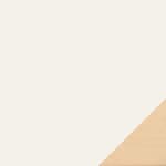 small - white laminated / white cable (4241)