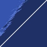 midnight blue - back-lacquered fluted glass top / glossy lacquered base