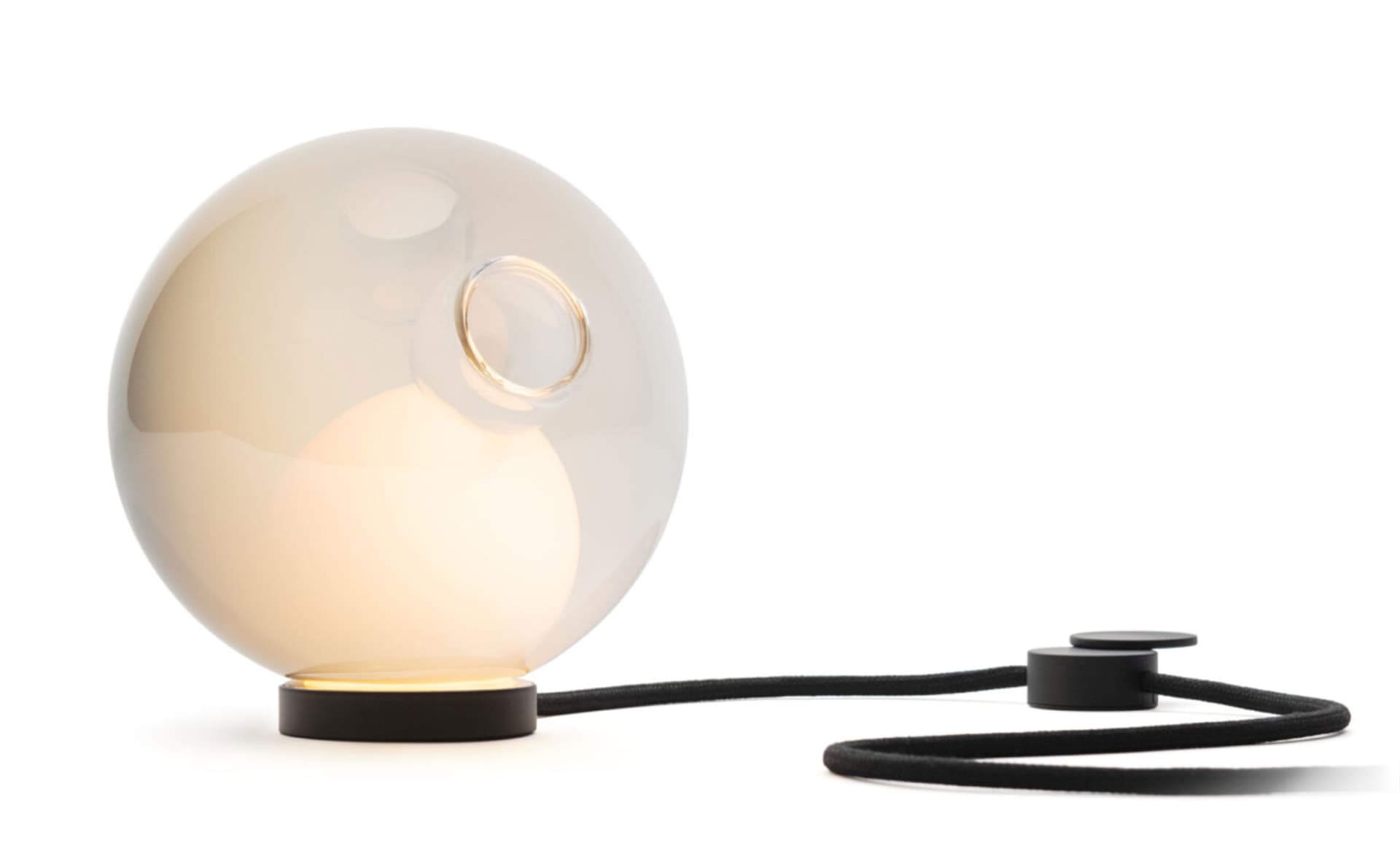 Bocci 28t Table Lamp / LED - 2500K / black / opaque grey 3