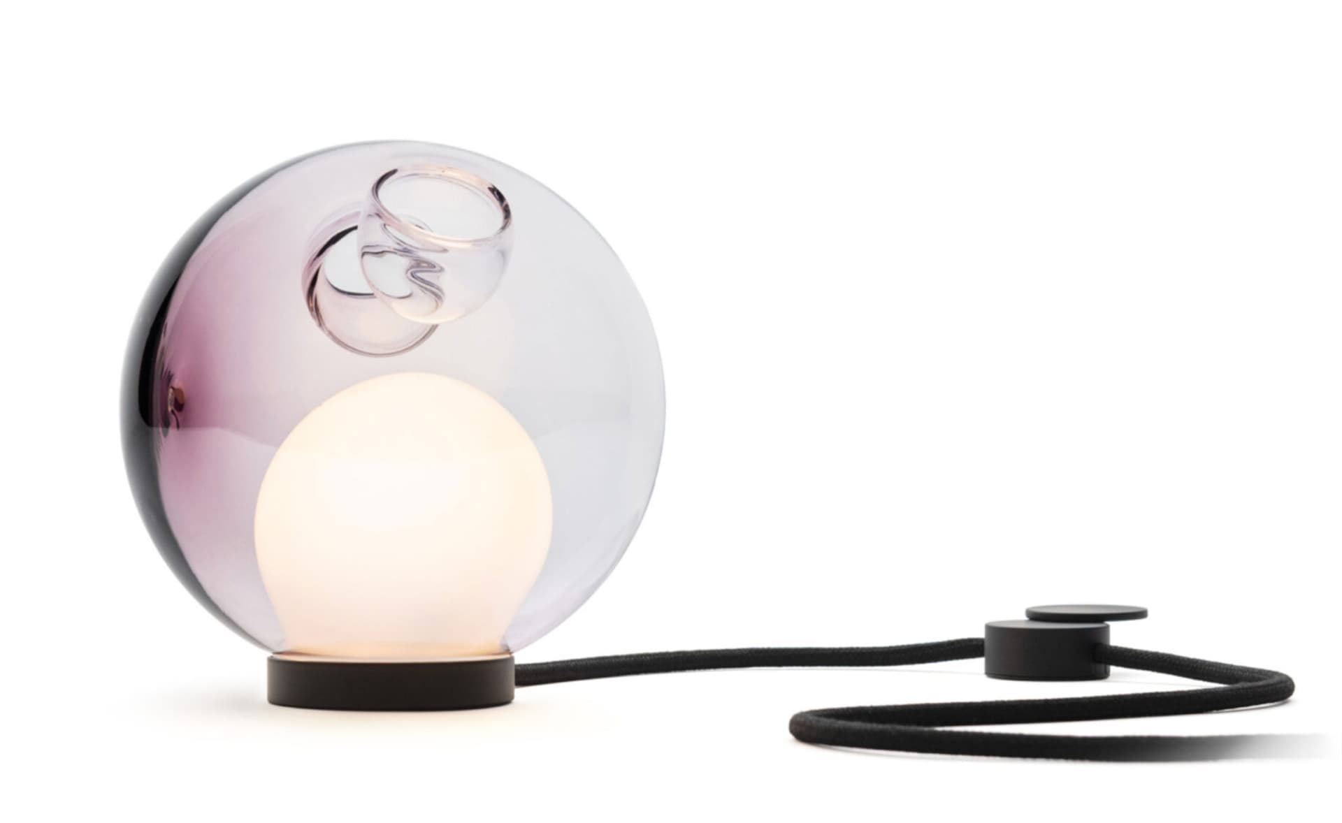 Bocci 28t Table Lamp / LED - 2500K / black / translucent purple 4