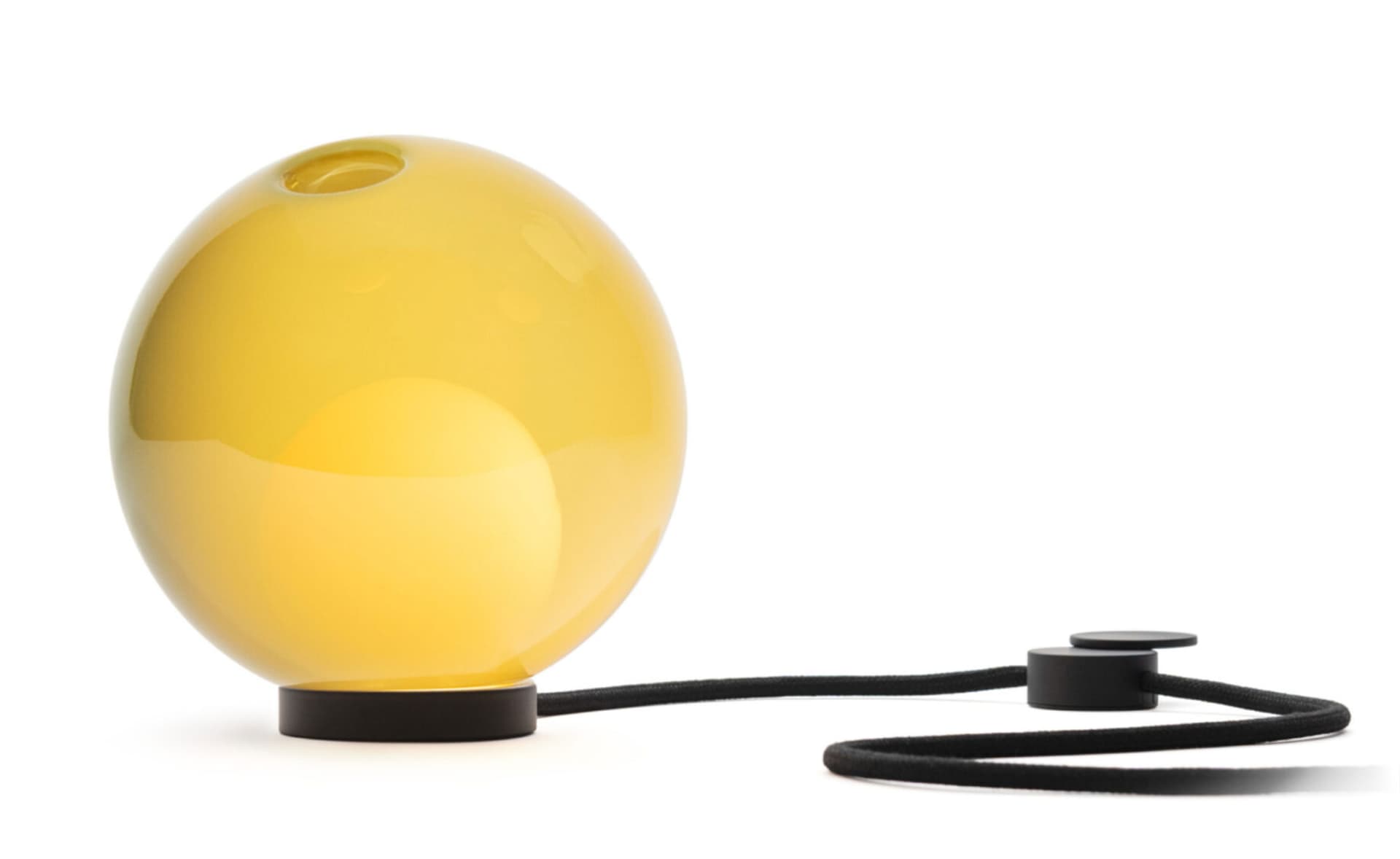Bocci 28t Table Lamp / LED - 2500K / black / opaque green 7