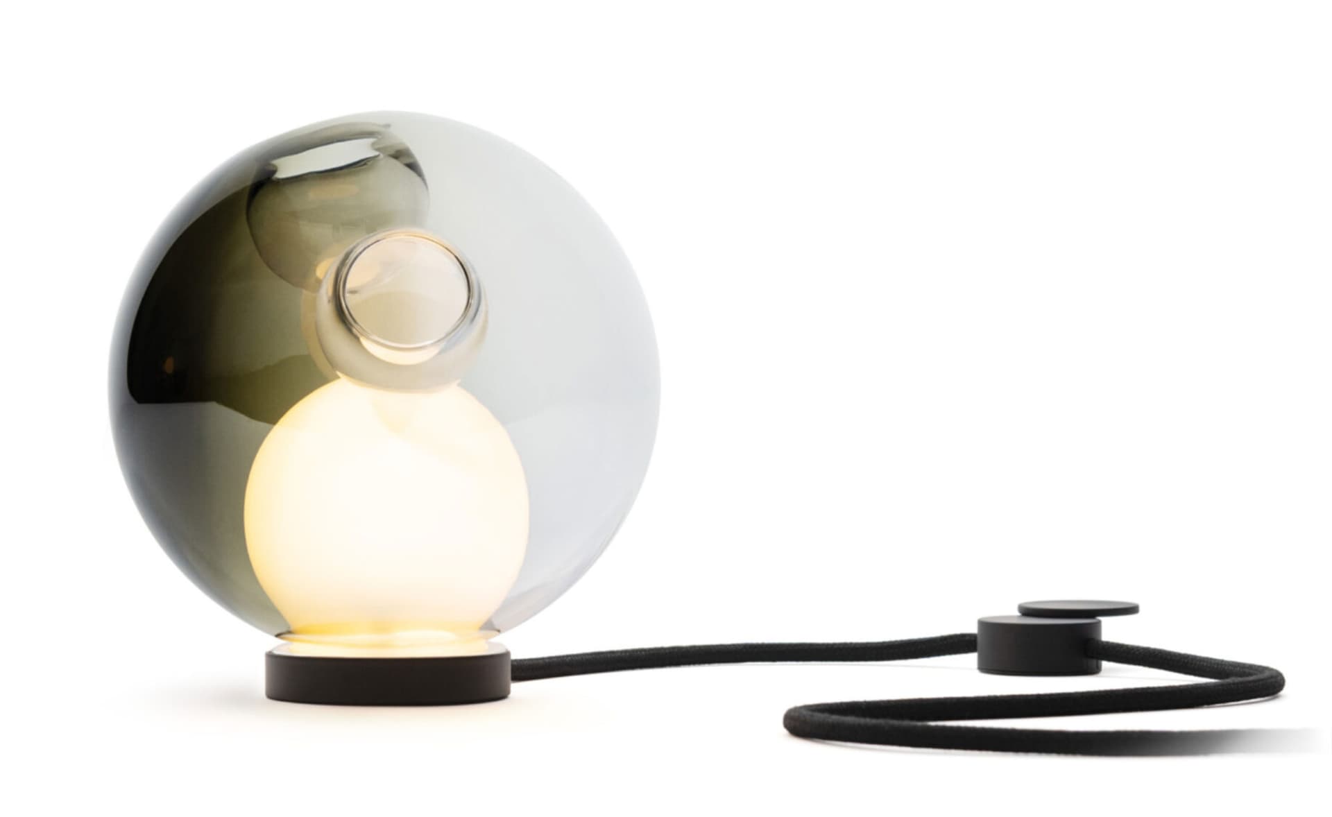 Bocci 28t Table Lamp / LED - 2700K / black / translucent grey 2