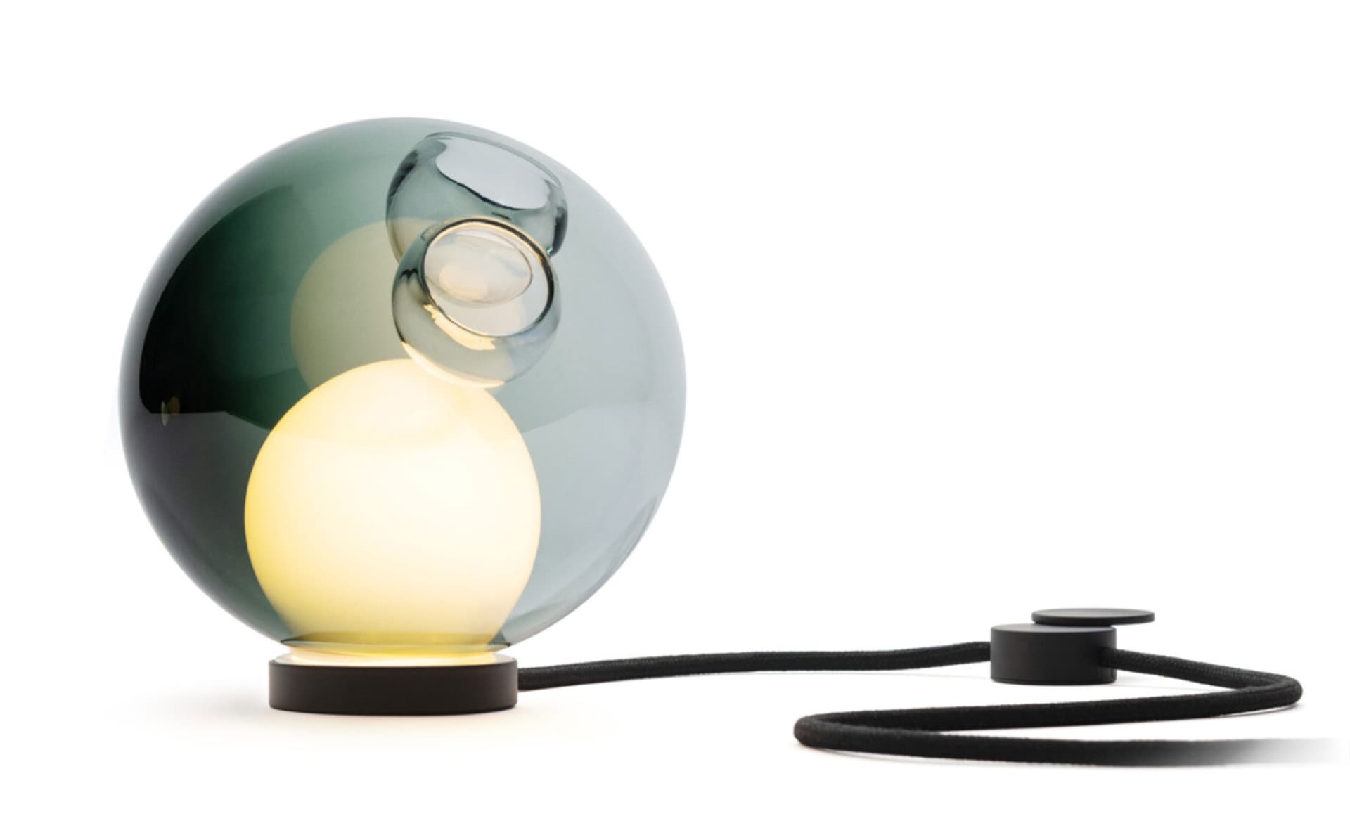 Bocci 28t Table Lamp / LED - 2700K / black / translucent grey 5