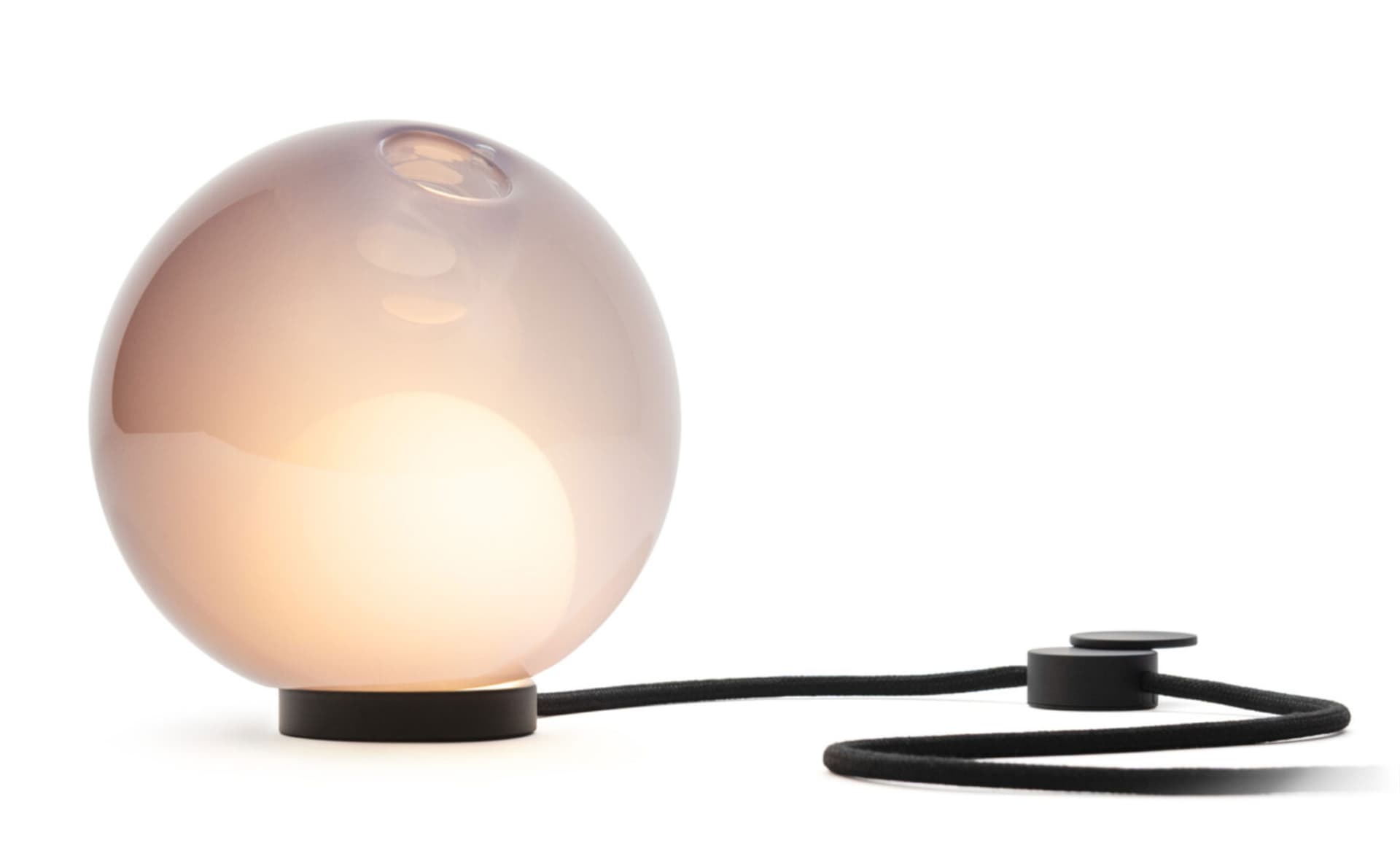Bocci 28t Table Lamp / LED - 2700K / black / opaque purple 1