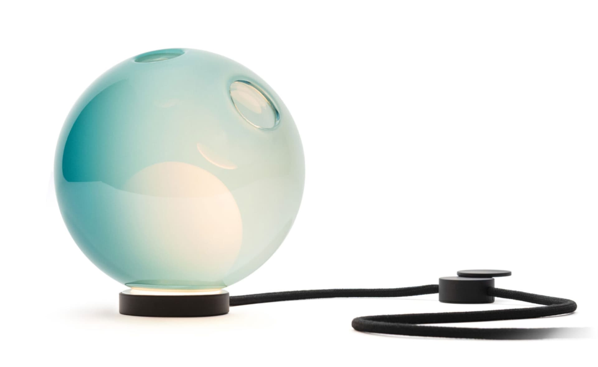 Bocci 28t Table Lamp / LED - 2700K / black / opaque blue 4
