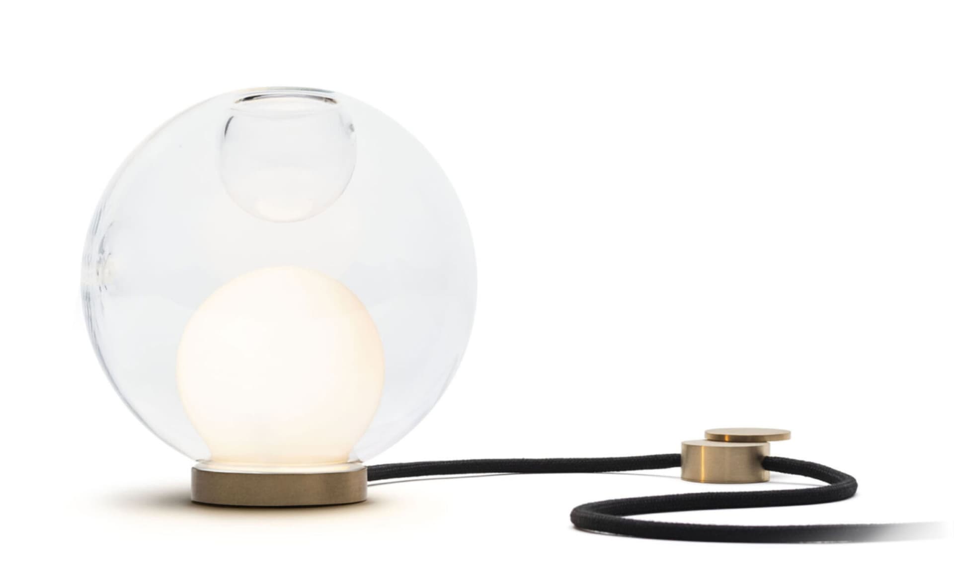 Bocci 28t Table Lamp / LED - 3000K / brass / clear