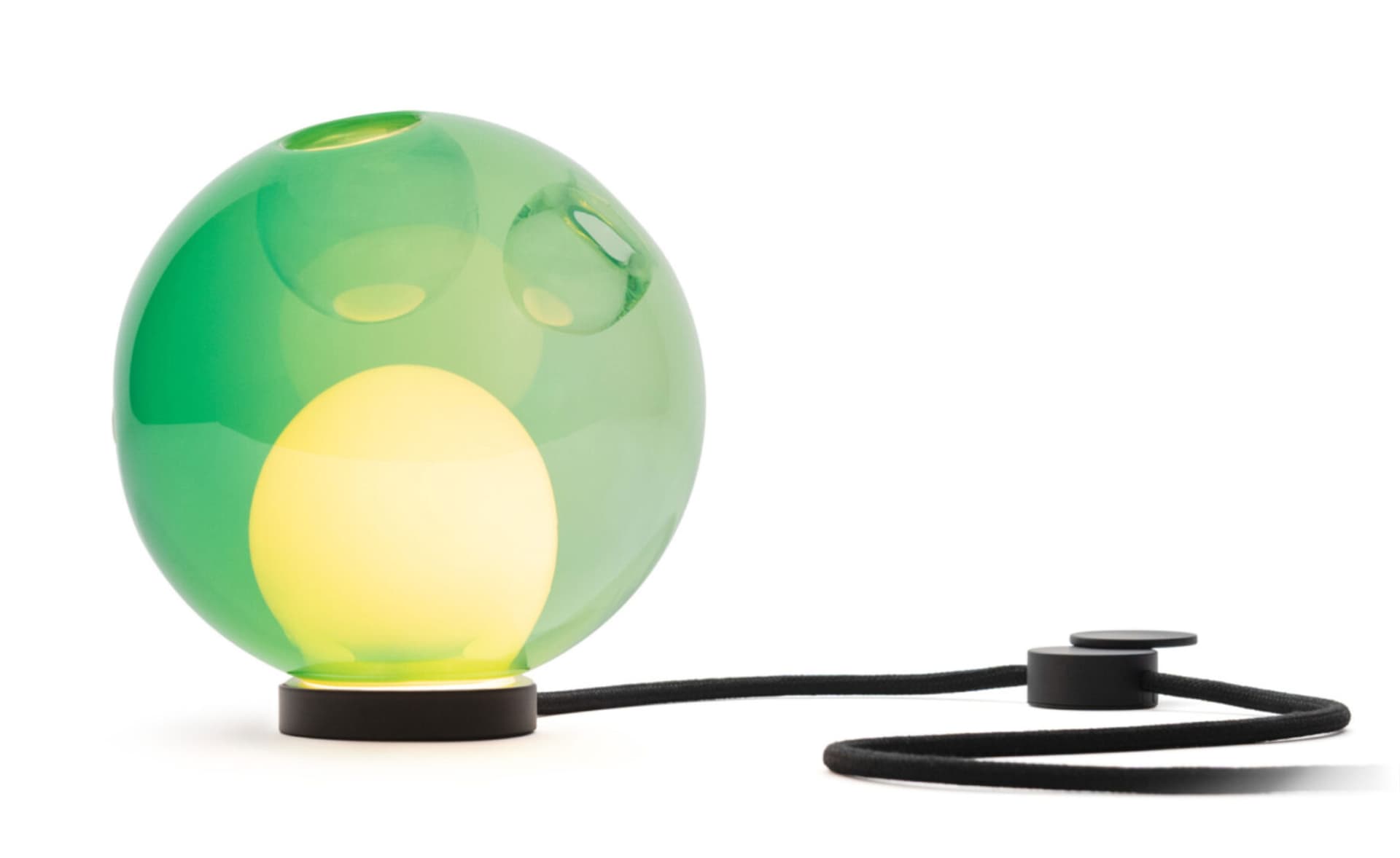 Bocci 28t Table Lamp / LED - 3000K / black / opaque green 5