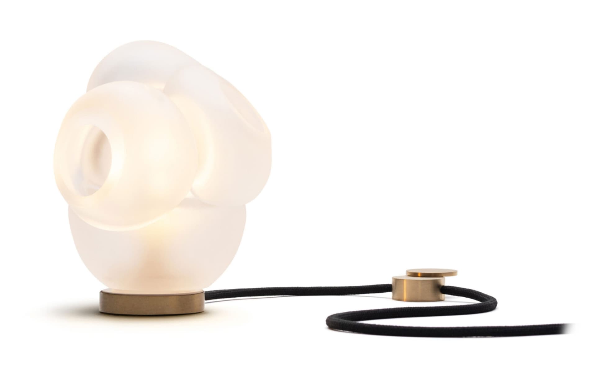 Bocci 100t Table Lamp / LED - 2500K / brass / clear