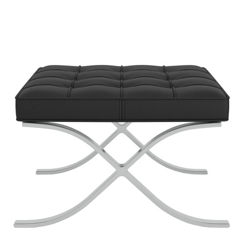barcelona stool by Mies van der Rohe for Knoll