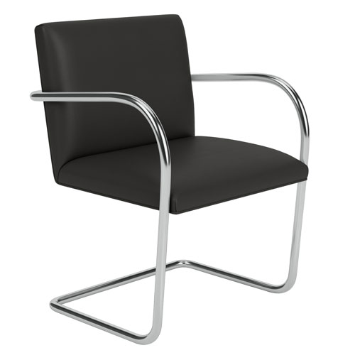 brno chair - tubular frame by Mies van der Rohe for Knoll