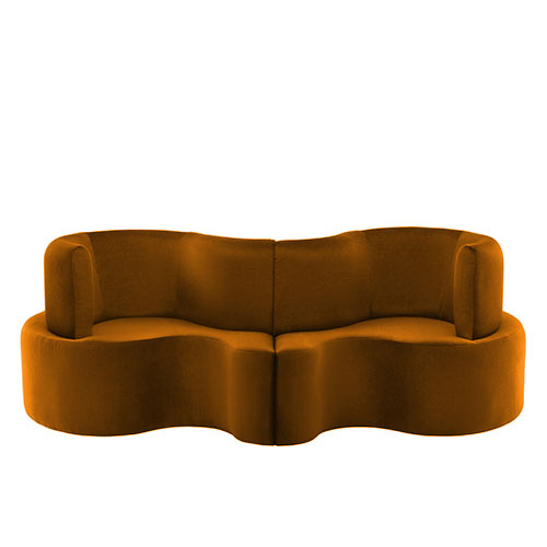 cloverleaf 2 unit sofa by Verner Panton for VerPan