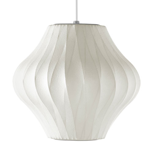 nelson bubble lamp crisscross pear by George Nelson for Herman Miller