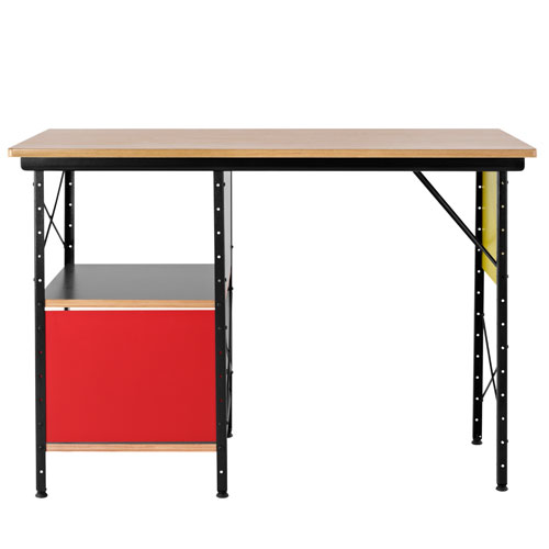 eames desk unit with open storage by Eames for Herman Miller