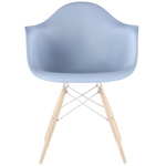 eames molded plastic armchair with dowel base by Eames for Herman Miller