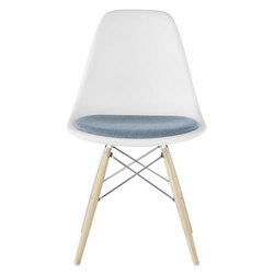 eames side chair with seat pad by Eames for Herman Miller