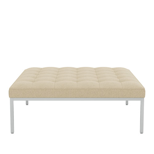 florence knoll relaxed small square bench by Florence Knoll for Knoll