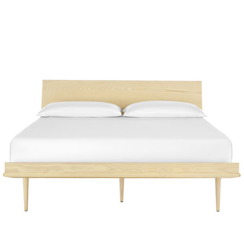nelson thin edge bed with wood taper by George Nelson for Herman Miller