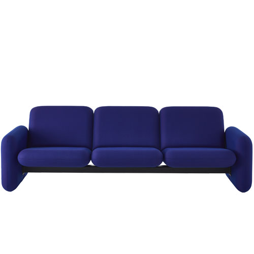 ray wilkes three seat chiclet sofa for Herman Miller